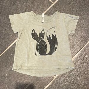 Rylee + Cru - 2-3YR - Sage color Fox Tee